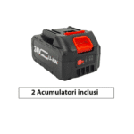 Drujbă cu acumulator DDT-CRISTAL, 24V, 2Ah, lamă 35 cm, ungere automată, 2 baterii, model nou - imagine 2