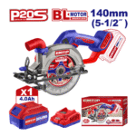 Fierăstrău Circular Cu 1 Acumulator 4.0 Ah, 140 Mm – ELCS14021, EMTOP