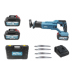 Fierăstrău Sabie Cu 2 Acumulatori, Mustang, 24 V, 5 Ah, 4 Panze Diferite Modele - imagine 7