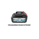Fierăstrău Sabie Cu 2 Acumulatori, Mustang, 24 V, 5 Ah, 4 Panze Diferite Modele - imagine 2