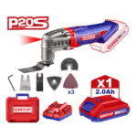 Instrument Multifuncțional Cu 1 Acumulator 2.0 Ah, 6 Viteze, 8 Accesorii, Cutie De Transport – ELMF20221, EMTOP