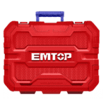Mașină De Găurit Și Înșurubat Cu Percuție, 2 Acumulatori 2.0 Ah, 45 Nm, 55 Accesorii, 3 Burghie, Cutie De Transport – ECiDL6200128, EMTOP - imagine 3