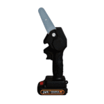 Mini fierăstrău de mână cu acumulator, 24V, lamă 10 cm, 2 baterii 5Ah, compact și puternic - imagine 4