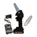 Mini fierăstrău de mână cu acumulator, 24V, lamă 10 cm, 2 baterii 5Ah, compact și puternic - imagine 2