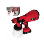 Pistol de Vopsit cu Acumulator, 21V 3Ah, Rezervor 1000 ml, 2 Baterii Incluse