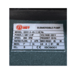 Pompa Submersibilă Apă Curată DDT QDX1.5-45-1.1, 1100 W, 3 m³/h, Refulare 45 m, 1” - imagine 2