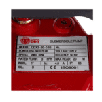 Pompa Submersibilă DDT QDX20, 550 W, 3 m³/h, Refulare 20 m, Ø 220 mm - imagine 2