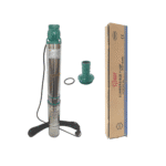 Pompa Submersibilă de Mare Adâncime DDT PROFESSIONAL QJD120-1.5, 1500W, Inox, 8 Turbine, Cablu 15 m, Refulare 120 m