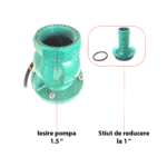 Pompa Submersibilă de Mare Adâncime DDT PROFESSIONAL QJD120-1.5, 1500W, Inox, 8 Turbine, Cablu 15 m, Refulare 120 m - imagine 3