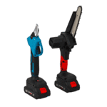Set Foarfecă și Mini Drujbă cu 2 Acumulatori DDT-CRISTAL, 24V, 2Ah, Incarcator și Accesorii Incluse - imagine 6