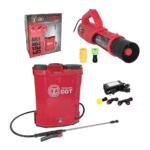 Set Pompa de Stropit Electrică DDT 16L cu Acumulator + Atomizor Electric Portabil, Lance Telescopică, 12V 8Ah