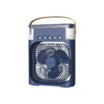 Ventilator Portabil 3 în 1 cu Pulverizare, Umidificare și Iluminare LED în 7 Culori, 3 Trepte Viteză, Rezervor 600ml, Alimentare USB - imagine 6