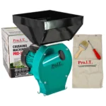 Moară Cuva Mare DDT PRO.I.T., 3900 W, 320 kg/h, 20 ciocănele, 4 site, Bonus Accesorii