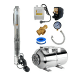 Kit Hidrofor Zinith Italy Inox 24L cu Pompa Submersibilă 4STM508, 1.65KW, 100m, 200 L/min, 1” – Sistem Premium Complet