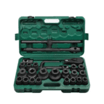 Trusă chei tubulare hexagonale forță, 26 piese, 3/4" și 1", dimensiuni 21–65 mm