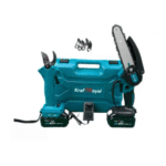 Pachet pentru Grădinărit Kraft Royal – Foarfecă Electrică + Mini Drujbă, 36V, 8Ah, 2 Acumulatori, Lame și Lănțuri de Rezervă