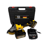 Polizor Unghiular German Meister – 36V, 6Ah, cu 2 Acumulatori, Galben