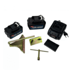 Rindea Electrică German Meister, 2 Acumulatori 128V 6Ah, Reglaj 2 mm, Lățime 82 mm - imagine 4