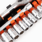 Set Chei Tubulare cu Clichet 1/4", 12 Piese, 4-13 mm, TRSCH - imagine 4