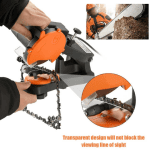 Aparat Ascuțit Lanț Drujbă DDT-ES002 – 85W, 4000 rpm, Unghi Reglabil 0–35°, Disc Inclus - imagine 9