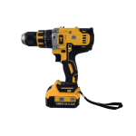 Autofiletantă cu Percuție German Meister, Mandrină 13 mm, 2 Acumulatori 128V 8Ah, Mâner Suplimentar, Valiză Transport - imagine 2
