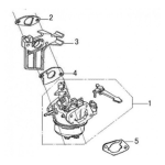 Carburator cu Robinet pentru Honda GX 140 / GX 160, Compatibil Motoare 5.5–7.5 CP - imagine 2