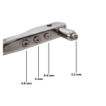 Clește pentru pop nituri, 2.4 – 4.8 mm, Inox, DDT - imagine 2
