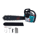 Drujbă pe Benzină Fermax 5800 – 5.8 CP, 58 CC, 3.8 kW, 2 Lame și 2 Lanțuri Incluse