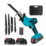Fierăstrău Electric tip Șoricel cu 2 Acumulatori 48V, Fără Fir, pentru Grădină și Bricolaj, 12000 RPM