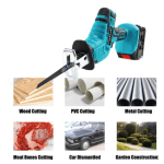 Fierăstrău Electric tip Șoricel cu 2 Acumulatori 48V, Fără Fir, pentru Grădină și Bricolaj, 12000 RPM - imagine 2