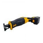 Fierăstrău tip sabie cu acumulator DDT CRISTAL, 36V, 2x baterii Li-Ion 4.0Ah, încărcător rapid, adâncime tăiere 115 mm lemn / 8 mm oțel / 12 mm aluminiu, 4 pânze incluse, valiză transport - imagine 3