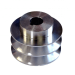 Fulie Motor Dublă cu Pană, 20 mm – Aluminiu, Transmisie Putere