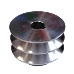 Fulie Motor Dublă cu Pană, 20 mm – Aluminiu, Transmisie Putere - imagine 2