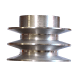Fulie Motor Dublă cu Pană, 28 mm – Aluminiu, Transmisie Putere - imagine 3