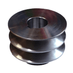 Fulie Motor Dublă cu Pană, 28 mm – Aluminiu, Transmisie Putere - imagine 2