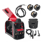 Invertor/Aparat de sudură MIG/MMA DDT Profesional, 220V, 300A, electrozi 1.6-4 mm, sârmă 0.8-1.0 mm, 3 role incluse