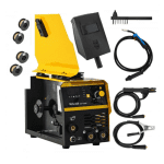Invertor/Aparat de sudură MIG/MMA DDT Profesional, 220V, 320A, electrozi 1.6–4 mm, sârmă 0.8–1.0 mm, 4 role incluse