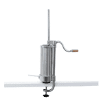 Mașină Verticală de Umplut Cârnați Vannesa – 3 kg, Inox, 5 Pâlnii Incluse - imagine 4