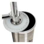 Mașină Verticală de Umplut Cârnați Vannesa – 3 kg, Inox, 5 Pâlnii Incluse - imagine 3