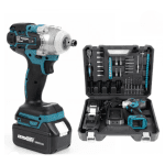 Mașină de Înșurubat LEIH MANN, 550Nm, 43 de Accesorii, 2 Acumulatori 48VF și Valiză inclusă