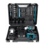 Mașină de Înșurubat LEIH MANN, 550Nm, 43 de Accesorii, 2 Acumulatori 48VF și Valiză inclusă - imagine 3
