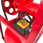 Mașină de Tocat Carne Nr.32 German Meister – Motor Electric 1.3kW Pâlnie Cârnați, Platformă Inox, Start/Stop - imagine 3
