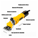 Mașină de Tuns Oi Electrică Leihmann, 850W, 2800 RPM, Lame Oțel - imagine 2