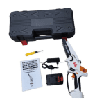 Mini Fierăstrău cu Lanț CAMPION CMP 1433, Lamă 6", Ungere Automată, Acumulator 36V 8Ah, Alb - imagine 2
