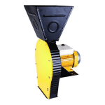 Moară măcinat cereale și știuleți (2 în 1), DDT CM-1.8C, 4500W, 500 kg/h, 20 ciocănele, 4 site incluse