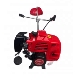 Motocoasă pe benzină CAMPION 7* Professional, 8.5 CP, 58CC, 12000 RPM, 8 Accesorii Incluse, Roșie - imagine 5