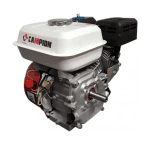 Motor pe Benzină Campion, 7.5CP, 4T OHV, 196cc, Ax Orizontal 20mm cu Pană - imagine 3