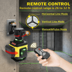 Nivela Laser 3D Leihmann, Linii Verzi, Auto-Nivelare, cu Trepied și Accesorii - imagine 3