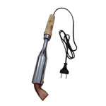 Pistol de Lipit tip Letcon, 100W, Mâner Lemn, Vârf Îndoit din Cupru