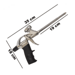 Pistol spumă poliuretanică Semi-Professional, Metal + Plastic, Negru